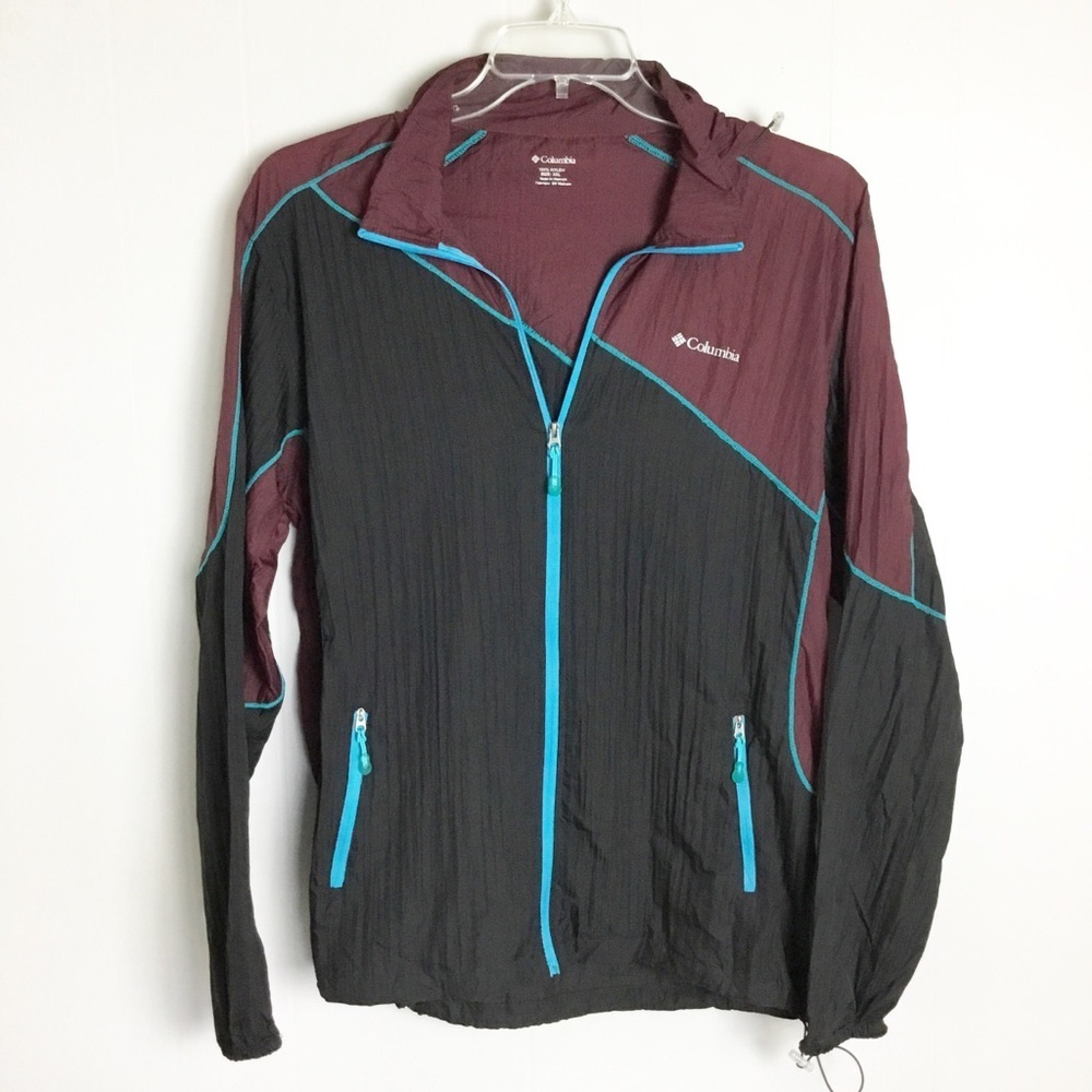 Columbia Light Weight Thin Wind Breaker Jacket Size XXL Nylon
